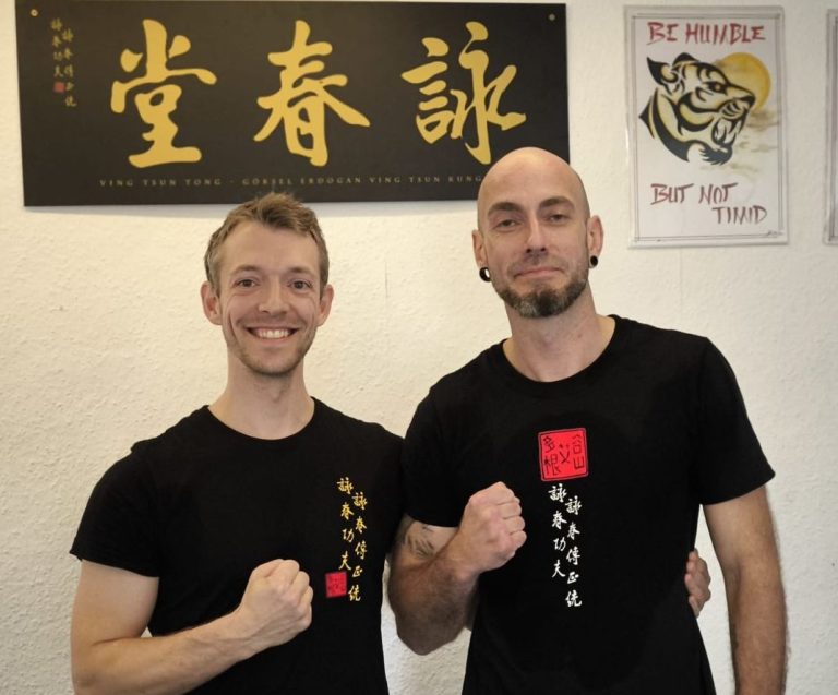 Sifu Markus Bischoff und Sihing Dan beim Masterclass Training im Spreewald.